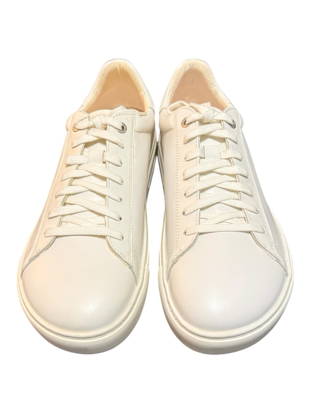 Birkenstock Bend Low Leather Sneakers White Narrow Fit EU 42 W11 M9 NIB